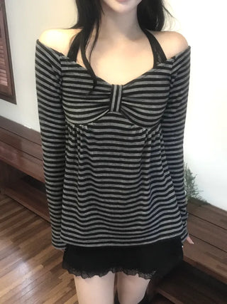 Baby Ribbon Dangara Long Knit