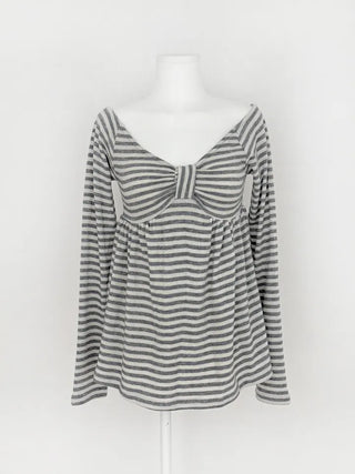 Baby Ribbon Dangara Long Knit