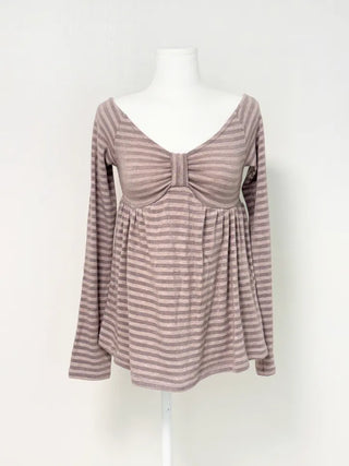 Baby Ribbon Dangara Long Knit