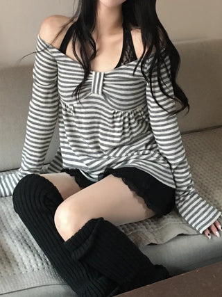 Baby Ribbon Dangara Long Knit