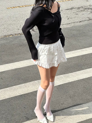 Rosie Crop Team Button Knit Cardigan