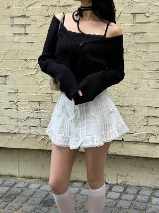 Pure Lace Choker Strap Gold Ginashi