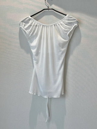 Angel Sheer Ribbon Blouse Top