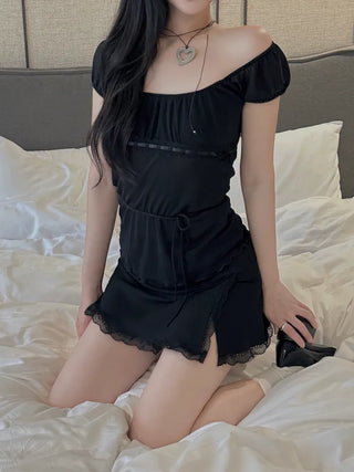 Angel Sheer Ribbon Blouse Top