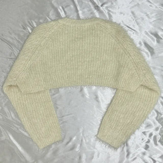 Latte Hairy Fur Bolero