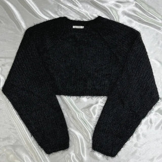 Latte Hairy Fur Bolero