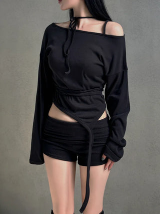 High fold golf shorts