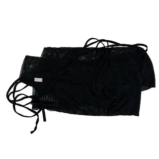 Sheer see-through strap long warmer