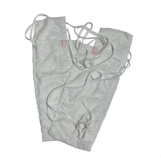 Sheer see-through strap long warmer
