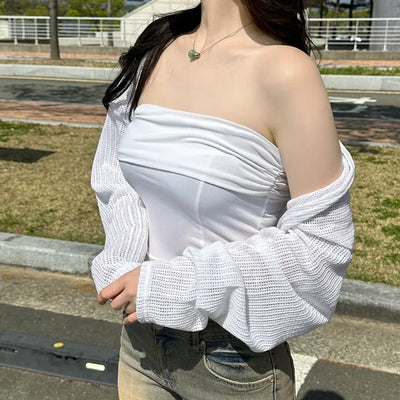 Summer loose bolero cardigan