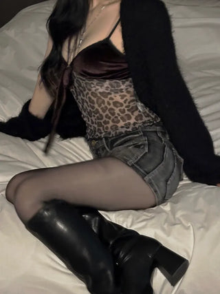 Winter Velvet Ribbon Hopi Bustier
