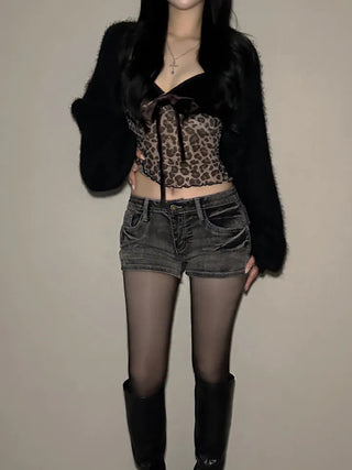 Winter Velvet Ribbon Hopi Bustier