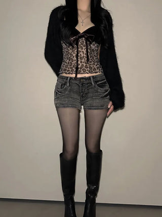 Winter Velvet Ribbon Hopi Bustier