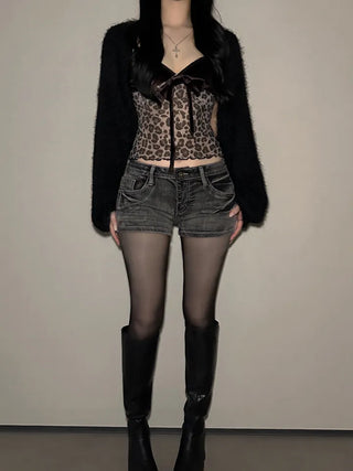 Winter Velvet Ribbon Hopi Bustier