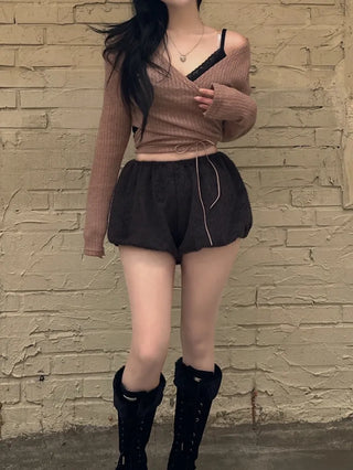 Hairy Pumpkin Shorts