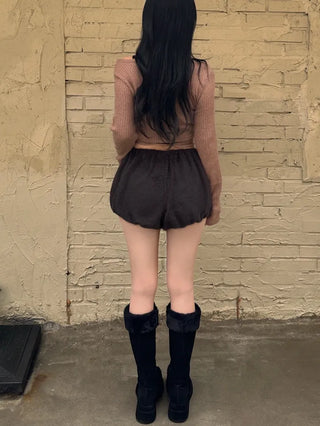 Hairy Pumpkin Shorts