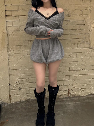 Hairy Pumpkin Shorts