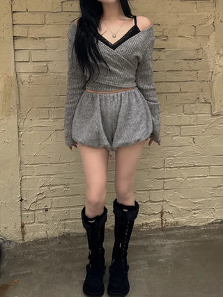 Hairy Pumpkin Shorts