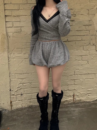 Hairy Pumpkin Shorts