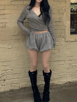 Hairy Pumpkin Shorts