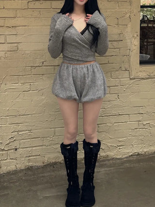 Hairy Pumpkin Shorts