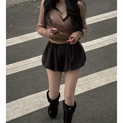 Hairy Pumpkin Shorts