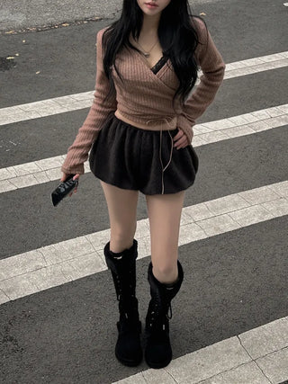 Hairy Pumpkin Shorts