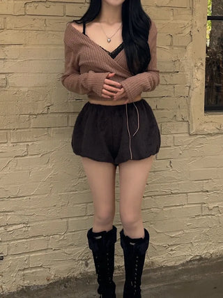 Hairy Pumpkin Shorts
