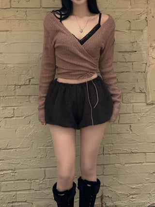 Hairy Pumpkin Shorts