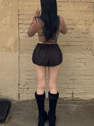 Hairy Pumpkin Shorts