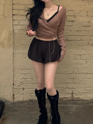 Hairy Pumpkin Shorts