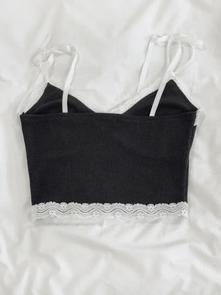 Vivi Ribbon Lace Golji Crop Nashi