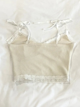 Vivi Ribbon Lace Golji Crop Nashi