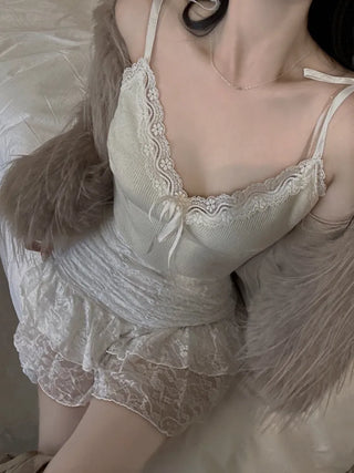 Vivi Ribbon Lace Golji Crop Nashi