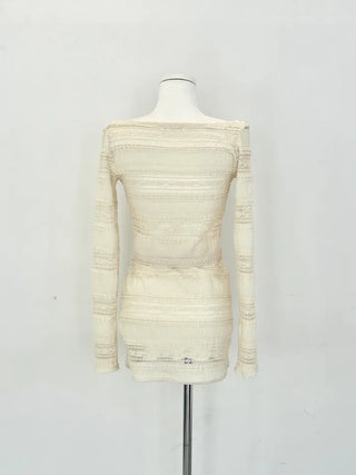 Vanilla cardigan and skirt two-piece set