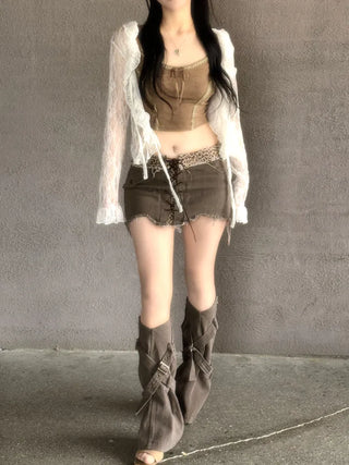 Blooming Lace Frill Cardigan