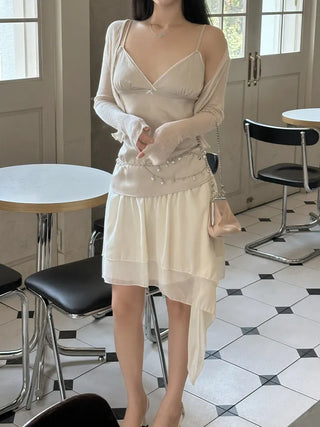 Satin slip strap nasi