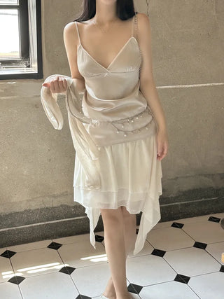 Satin slip strap nasi