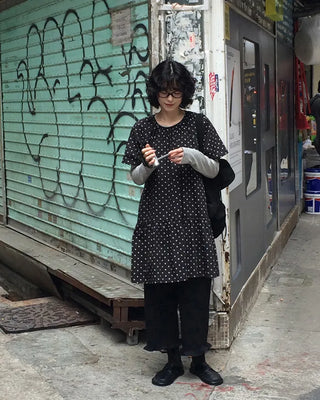 (2 colors) Polka Dot Dress