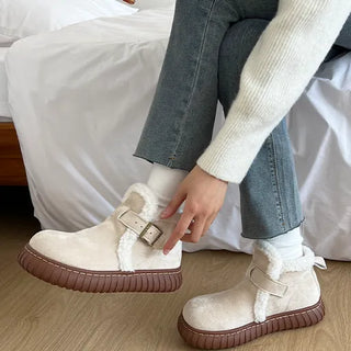 Lovely round Maya fur heel UGG boots (3.5cm)