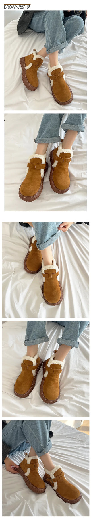 Lovely round Maya fur heel UGG boots (3.5cm)