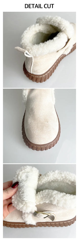 Lovely round Maya fur heel UGG boots (3.5cm)