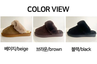 Anna non-slip height-increasing UGG fur slippers, fur slippers, UGG boots, UGG slippers (2cm)