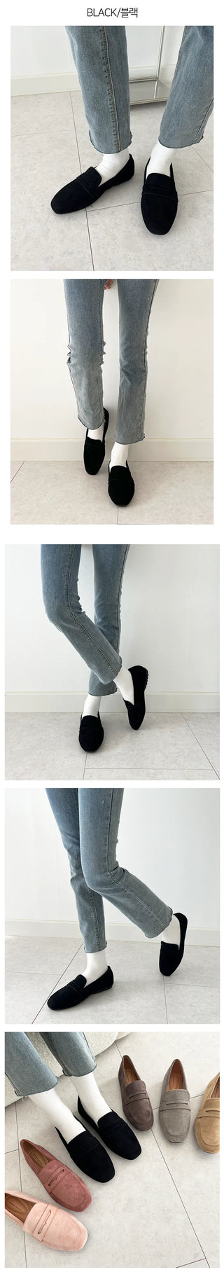 Archline Plain Hallux Valgus Driving Suede Penny Loafers (1cm)