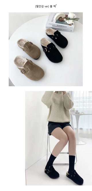 Luca Birken vol2 winter fur slippers and fur slippers