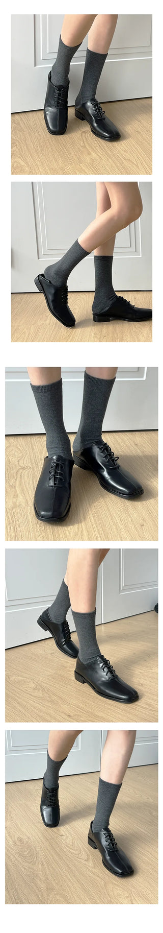 Classic Old Money Formal Oxford Lace-Up Loafers (3cm)