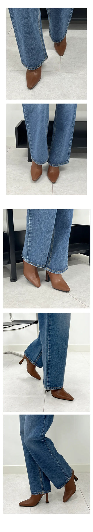 Mot Stiletto Fall Ankle Boots (10CM)