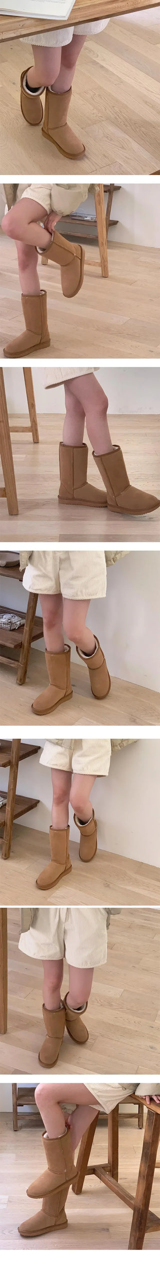 Re-released Clash Ugg boots, Ugg slippers, winter fur slippers, fur boots, sheepskin boots