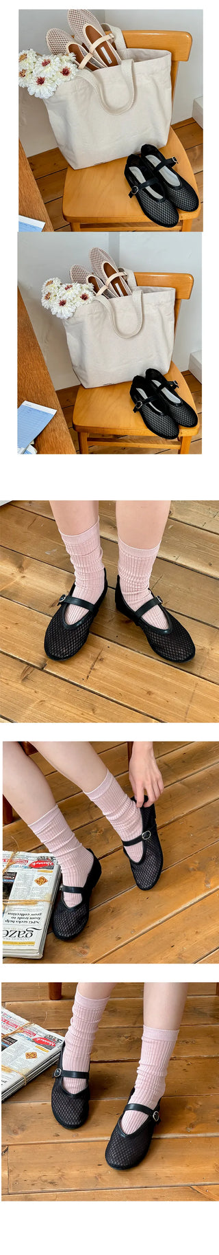 Lewanne mesh flat mesh aqua sandals resort vacation valley shoes (1.5cm)