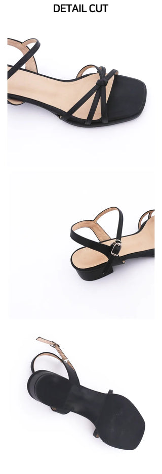 UM Somi Knot Sandal Heel (2cm)